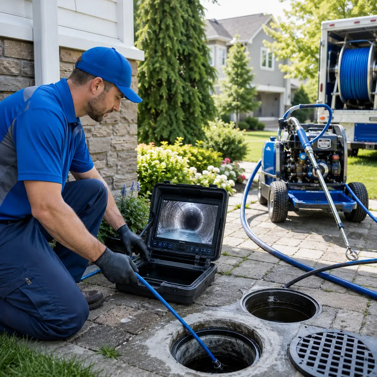 Outdoor drain cleaning professionals serving Neshkoro, WI